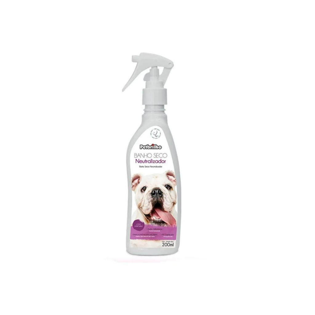 PETBRILHO SHAMPOO EN SECO PARA PERROS Y GATOS 200 ml Animaladas.cl