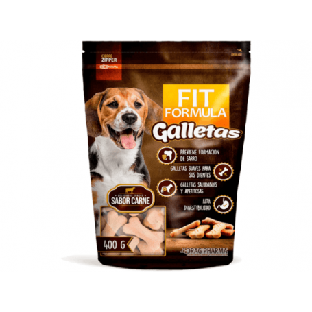 fit-formula-galletas-para-perros-sabor-carne-400-g-snack-premio-canino Fit Formula Galletas para Perro Sabor Carne 400 g Snack Premio Canino - Imagen 1