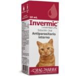 Invermic Antiparasitario Oral para Gatos 10 ml Desparasitante Interno