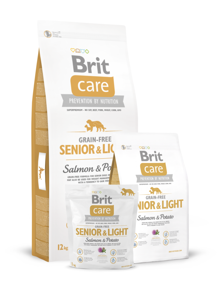 Brit Care Perro Senior Light Salmón Papa Grain Free 12 kg Hipoalergénico - Imagen 2