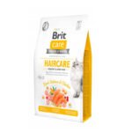 Brit Care Gato Adulto Haircare Healthy Shiny Coat Salmón Pollo Grain Free 2 kg