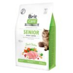 Brit Care Gato Adulto Mayor (Senior) sin Granos (Grain Free) 2 kg Alimento Super Premium