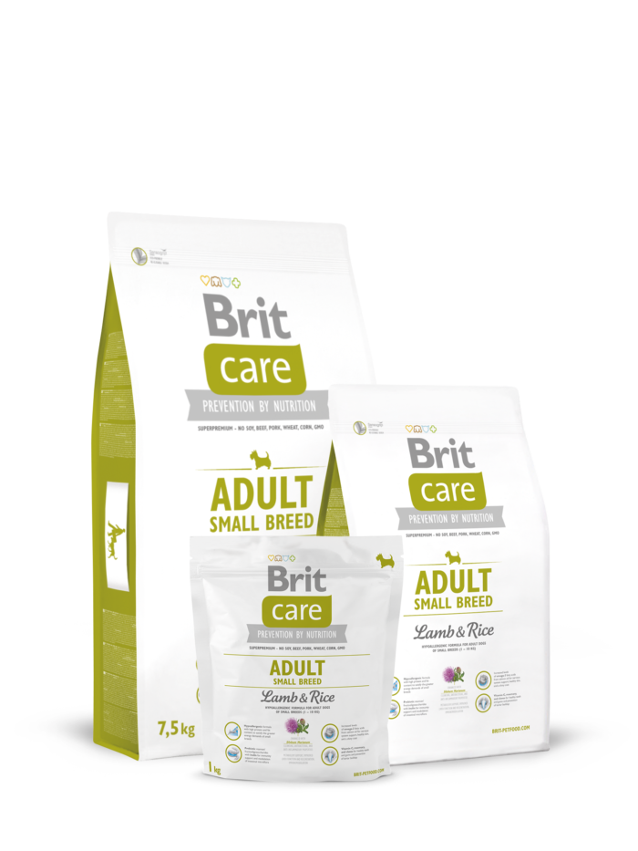 Brit Care Perro Adulto (Adult) Hipoalergénico Cordero Raza Pequeña Small Breed 3 kg Alimento Super Premium - Imagen 2