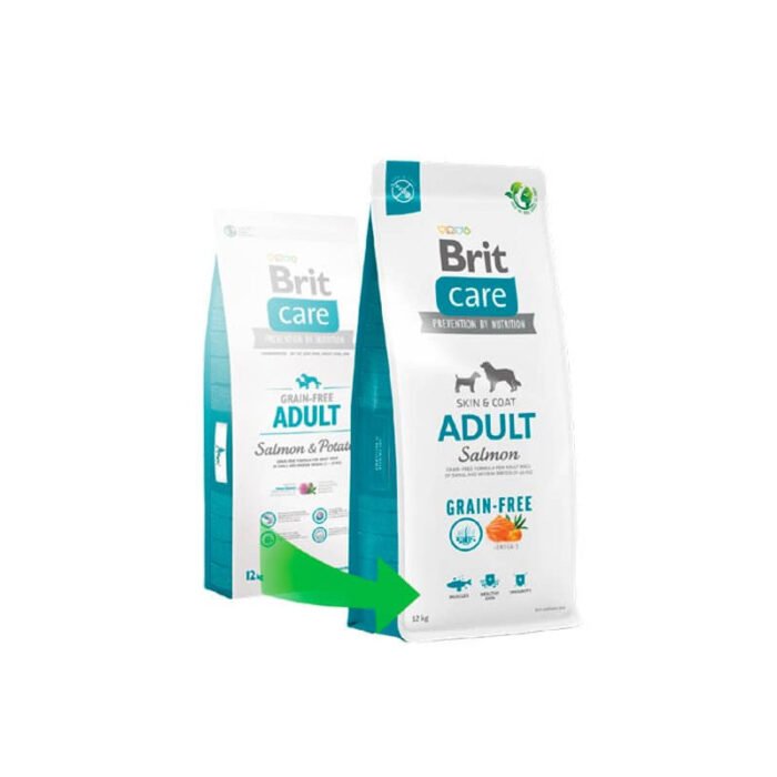 Brit Care Perro Adulto (Adult) Salmón sin Granos (Grain Free) 12 kg Alimento Super Premium - Imagen 2