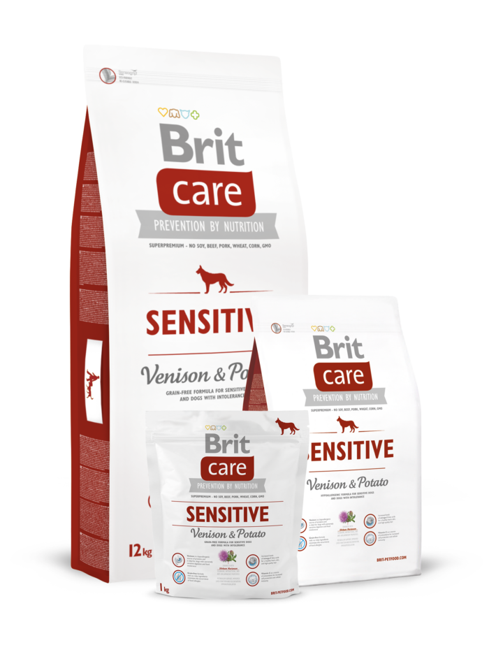 Brit Care Perro Adulto Sensitive Ciervo Venado Papa Potato Grain Free 3 kg - Imagen 2