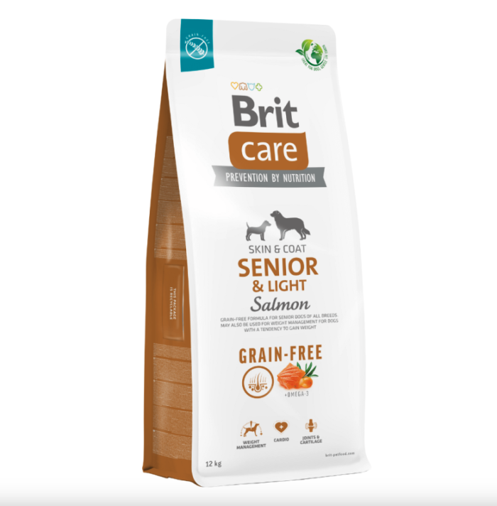 Brit Care Perro Senior Light Salmón Papa Grain Free 12 kg Hipoalergénico - Imagen 3