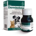 Dermisolona 30 ml Solucion Dermatologica Antiinflamatoria y Antipruritica para Perros y Gatos