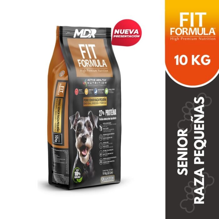 Fit Formula Perro Senior Raza Pequeña 10 kg Alimento Premium Adulto Mayor - Imagen 2
