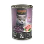 Lata Leonardo Conejo 400g Alimento Húmedo Premium para Gatos