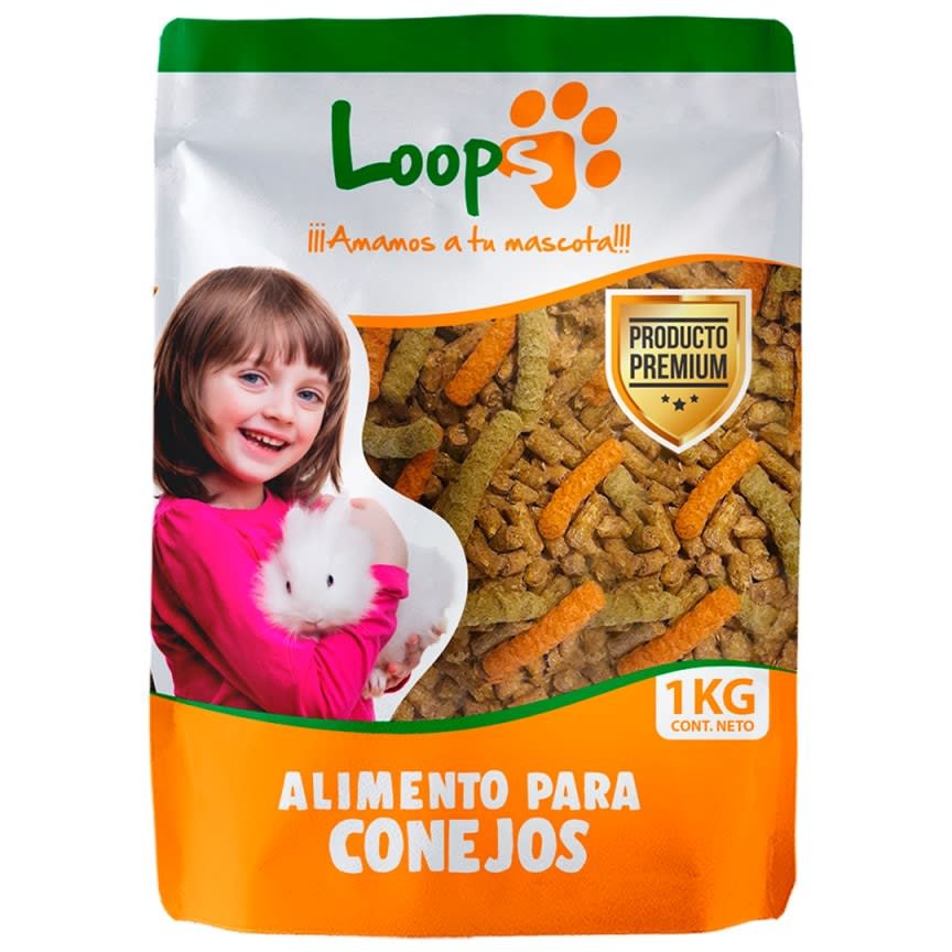 loops-alimento-completo-para-conejos-1kg-animaladas Loops Alimento Completo para Conejos 1kg - Imagen 1