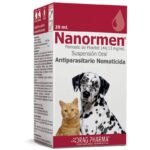 Nanormen 20 ml Antiparasitario Interno para Perros y Gatos Desparasitante