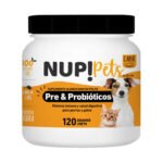 Nup Pets Pre y Probióticos 120 g Sabor Carne Salud Digestiva para Perros