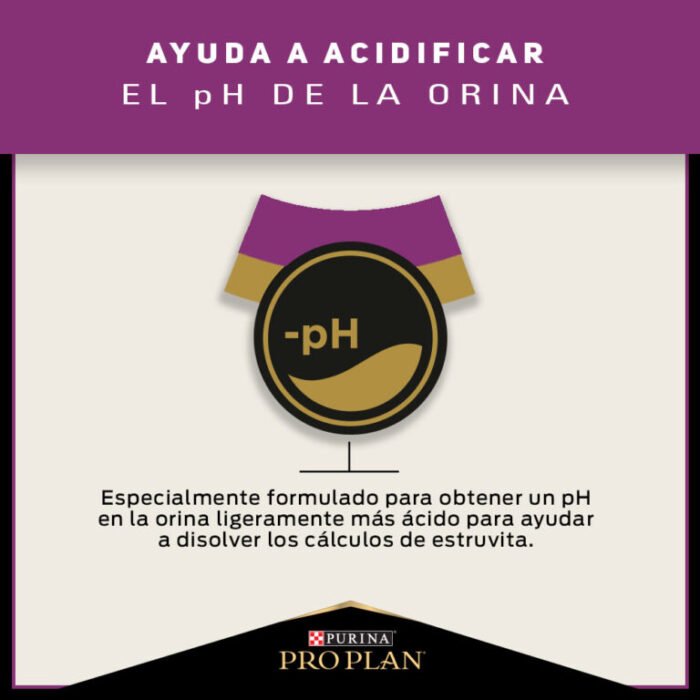 Pro Plan Gato Adulto Urinary 3 kg Alimento Premium Salud Urinaria - Imagen 2