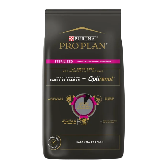 Pro Plan Gato Esterilizado Salmón 3 kg Alimento Premium Control de Peso - Imagen 2