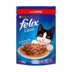 Purina Felix Gato Carne en Salsa 85 g Alimento Húmedo Sachet