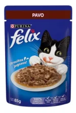 Purina Felix Gato Pavo en Salsa 85 g Alimento Húmedo Sachet - Imagen 2