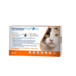 Revolution Plus 0.5 ml Antiparasitario Para Gatos De 2.5 A 5 kg 1 Pipeta