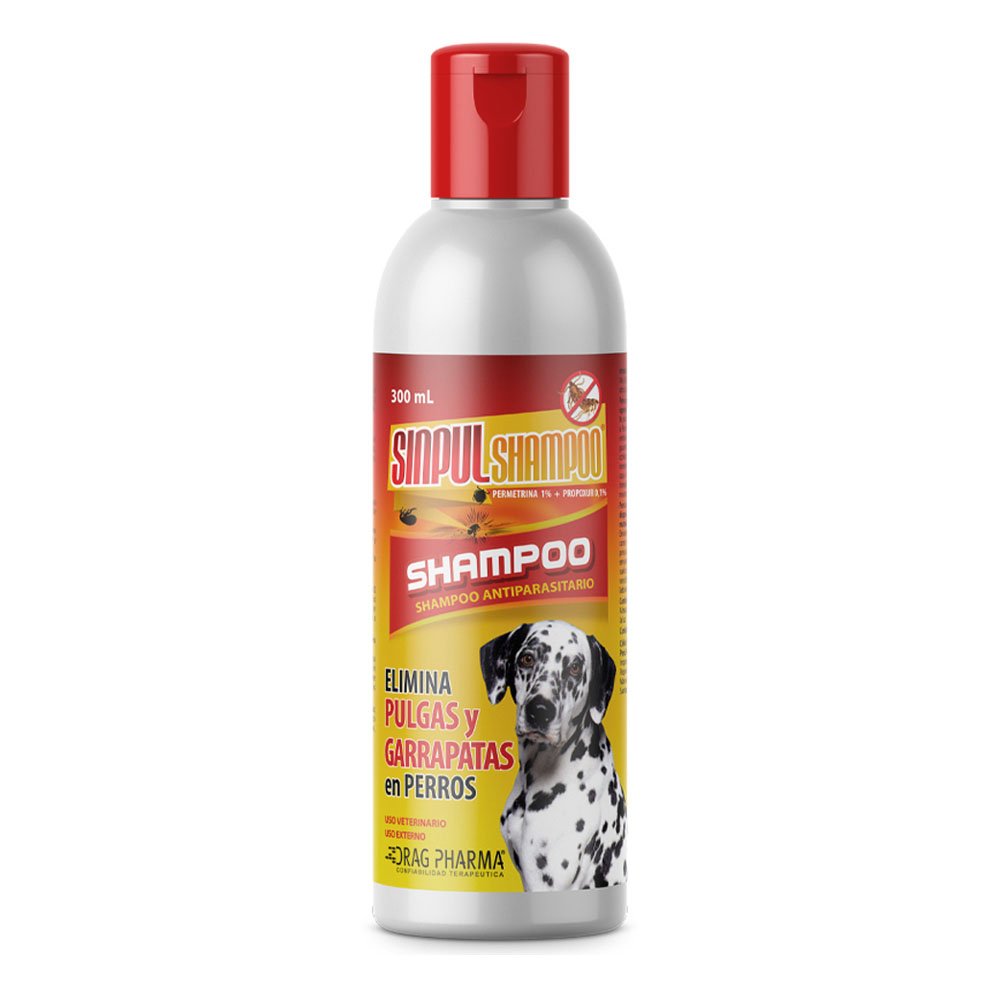 sinpul-shampoo-antiparasitario-300-ml-para-perros-pulgas-y-garrapatas Sinpul Shampoo Antiparasitario 300 ml para Perros Pulgas y Garrapatas - Imagen 1