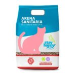 Stay Happy Cafe 4 kg Arena Aglutinante para Gatos Control de Olores