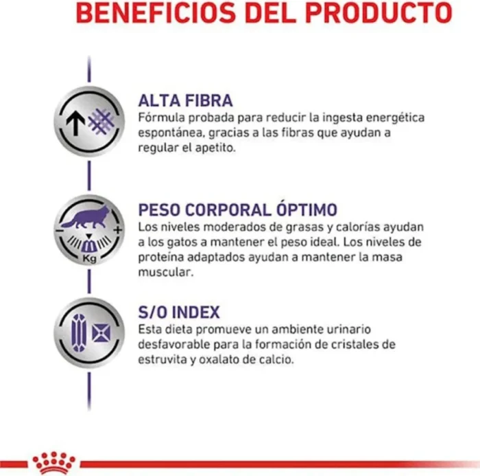 Royal Canin Alimento Gato Castrados Weight Control 1.5kg - Imagen 2