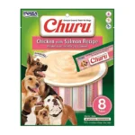 Churu Snack para Perros Sabor Pollo con Salmon 8 Tubos